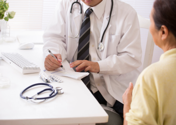 Doctor consulting with a patient